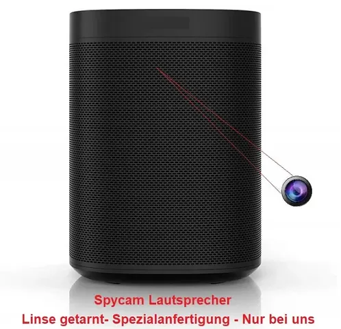 NEU & DISKRET! Hochwertiger Lautsprecher Spion Kamera/Linse nicht sichtbar