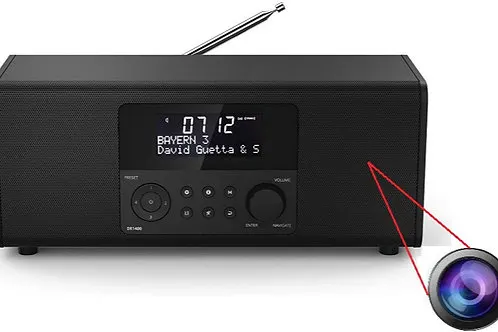 Getarnte Wlan Kamera Internet Radio-Kameralinse absolut nicht sichtbar