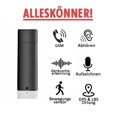ALLESKÖNNER! Abhörgerät Mini Usb Stick A-Gps Peilsender - Gespräche Aufzeichnen