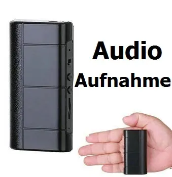 Gespräche getarnt Aufnehmen bis zu 280 Std Laufzeit - Automatische Aufzeichnung