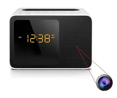 Wlan Spion Kamera Wecker - Radio - Ladestation - Linse absolut nicht sichtbar