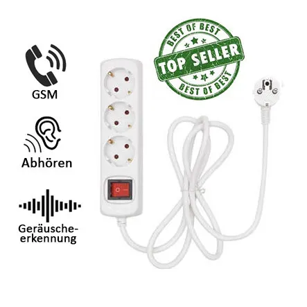 Getarnte Abhörgerät , GSM Wanze , GSM Abhörgerät , Steckdose Abhörgerät