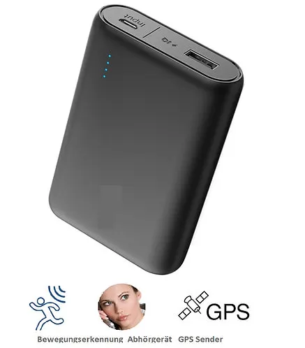 Langzeit Realtime-GPS-Tracker, Kfz-GPS-Tracker - Mit Abhör Funktion